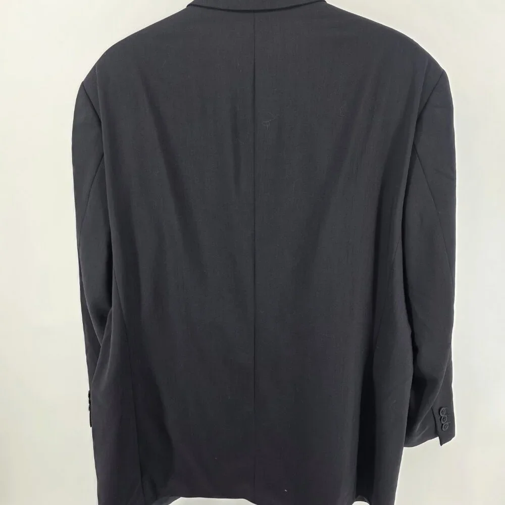 Hugo Boss Black Wool Blazer – Size 48R – Made in USA Three-Button Sport‎ Coat